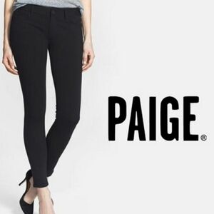 PAIGE Peg Super‎ Skinny Black Jegging size 25